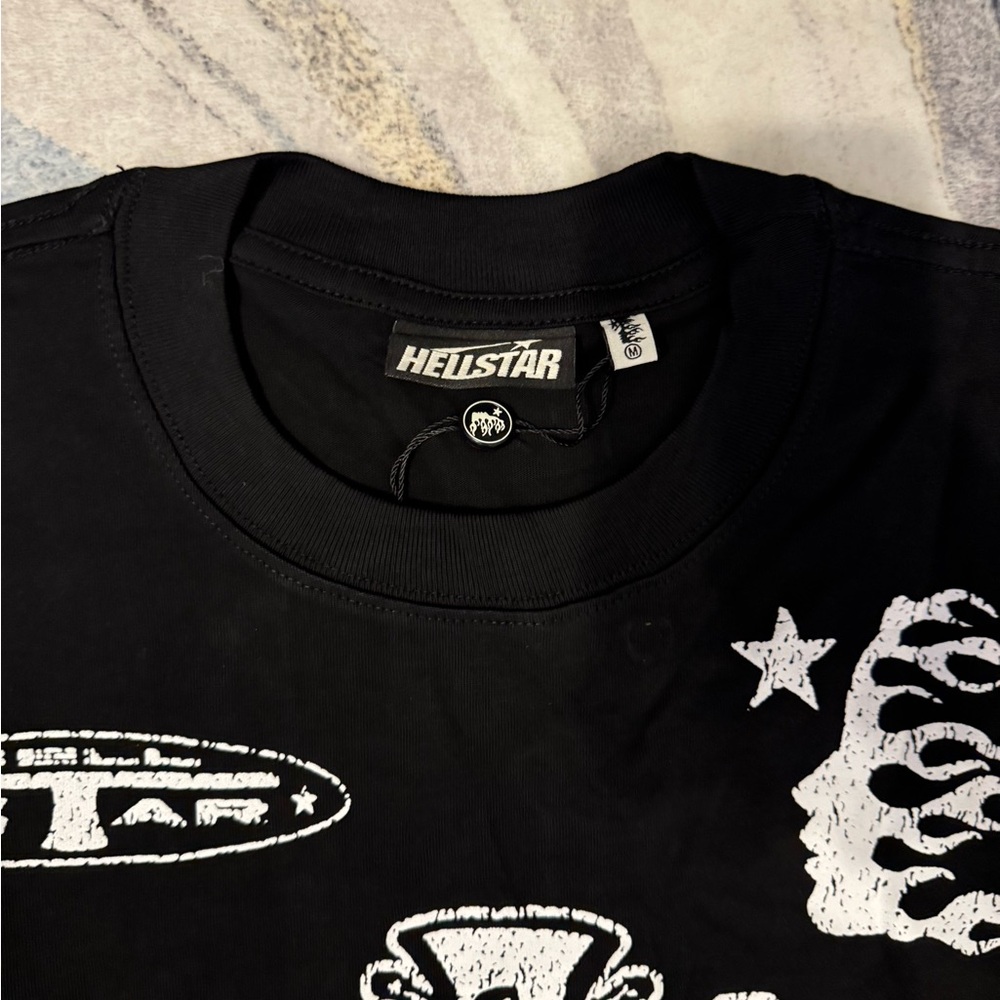 Hellstar Path to Paradise 08 Black Longsleeve Shirt Men’s Size Medium or Large - Picture 2 of 3